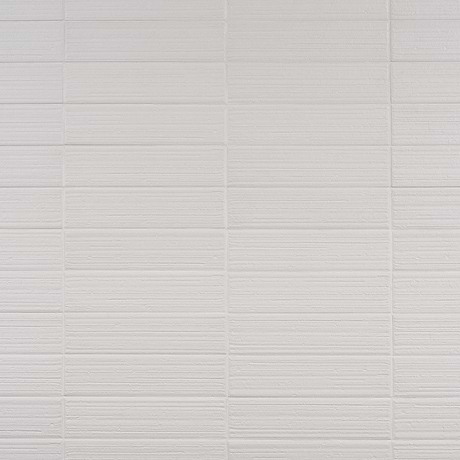 Charlotte Cloud White 3x10 Textured Matte Ceramic Subway Tile