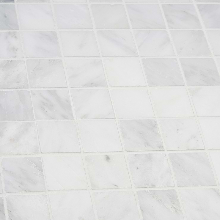 Asian Statuary 2x2" Honed Marble Mosaic Tile