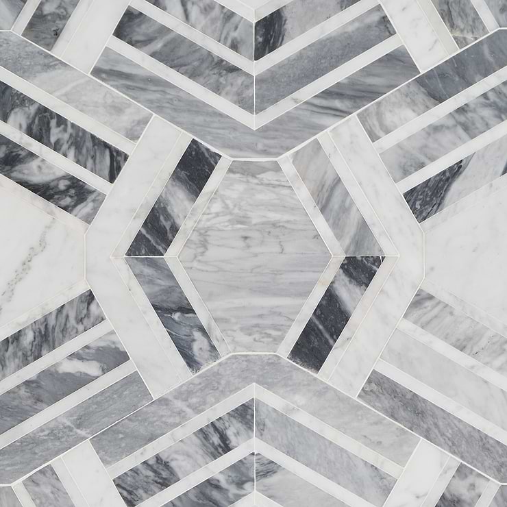 Mezzo Canta Polished Marble Mosaic