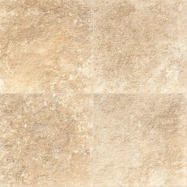 Paleo Travertine 24x24 Textured Porcelain 2CM Outdoor Paver