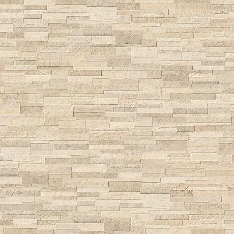 Rugged Stacked Cold Sand 6x24 Matte Porcelain Ledger Stone Veneer