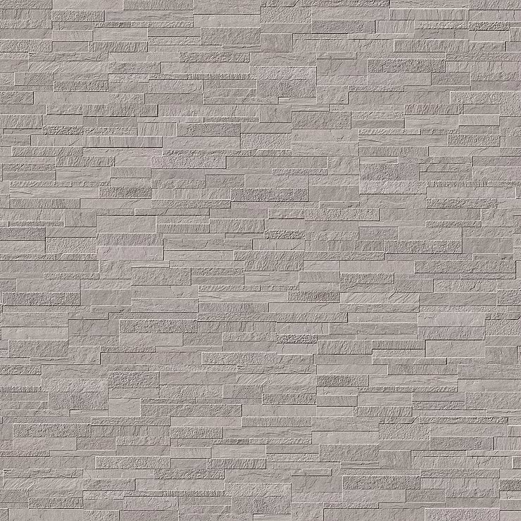 Rugged Stacked Bluestone Select 6x24 Matte Porcelain Ledger Stone Veneer