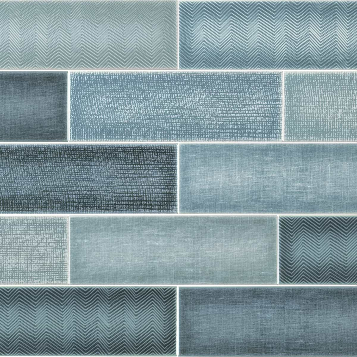 Splendor Blue 4x12 Polished Ceramic Subway Wall Tile