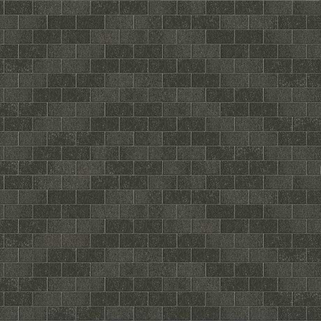 Karo Black 1X2 Porcelain Mosaic