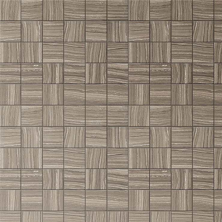 Miles Taupe Blend 2x2 Matte Porcelain Mosaic