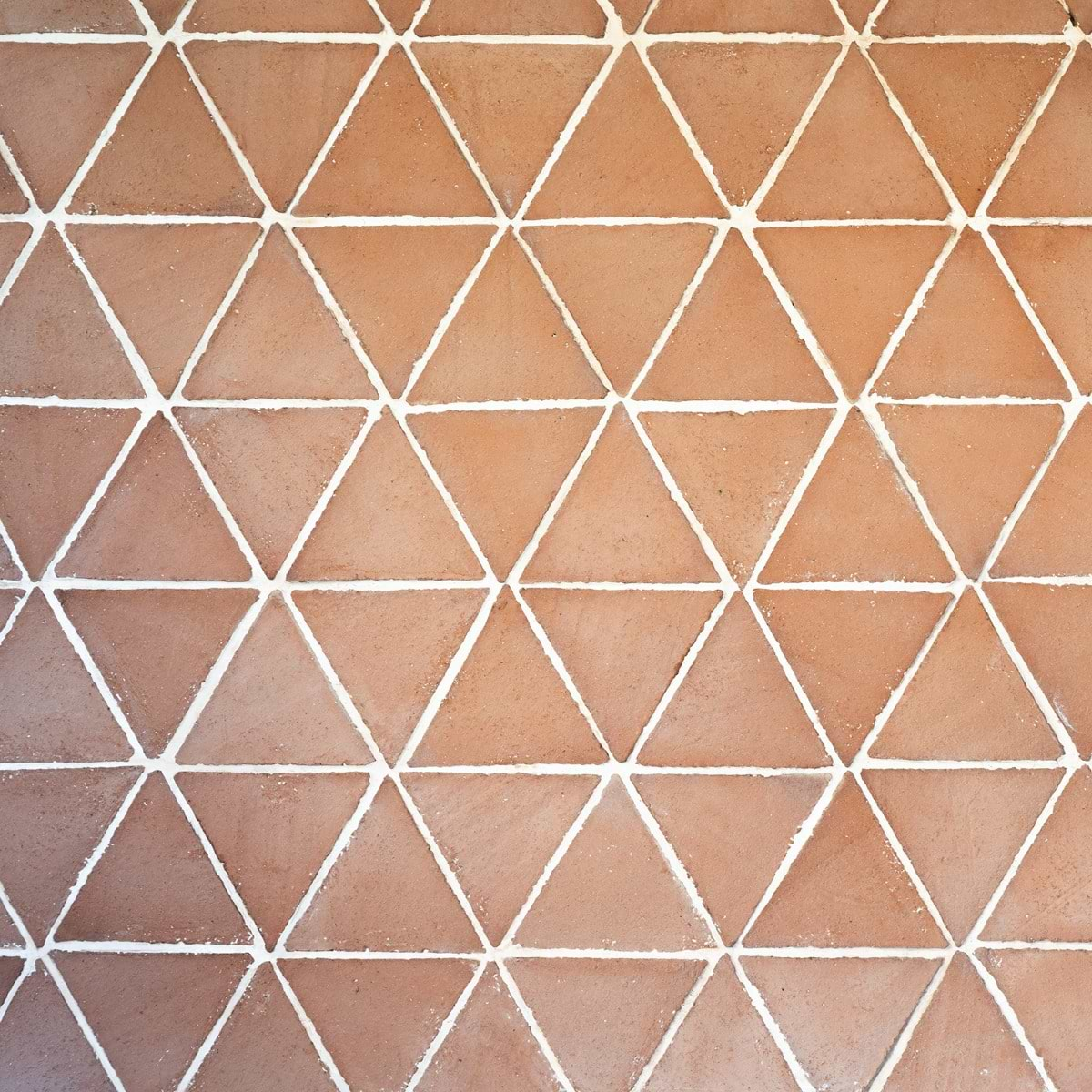 Terra Villa Red 6" Triangle Matte Terracotta Tile