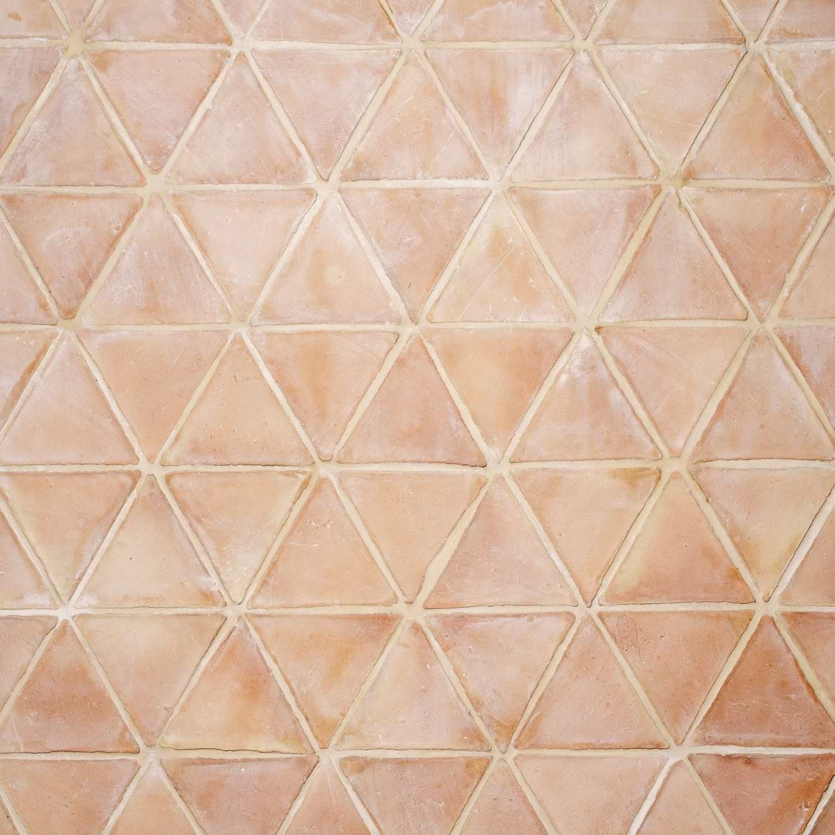 Terra Villa Sand Beige 6" Triangle Matte Terracotta Tile