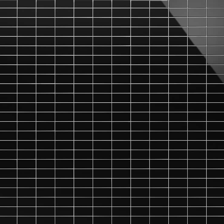 Park Hill Black 3X6 Polished Porcelain Tile
