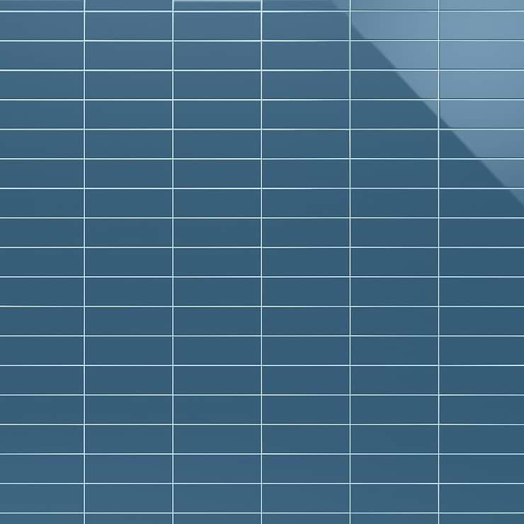 Park Hill Blue 4x12 Polished Porcelain Tile