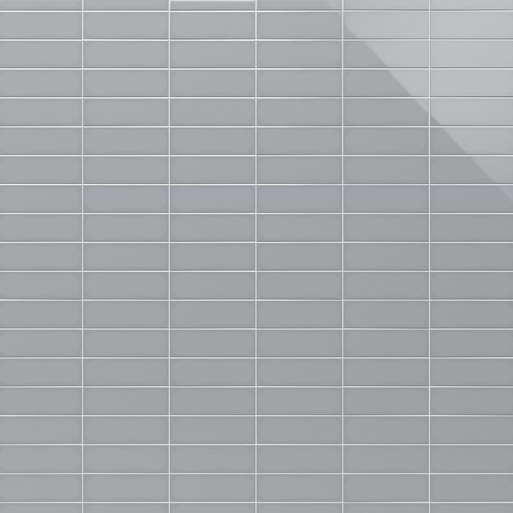 Park Hill Gray 4X12 Polished Porcelain Tile