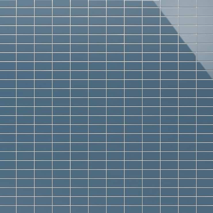 Park Hill Blue 3x6 Polished Porcelain Tile