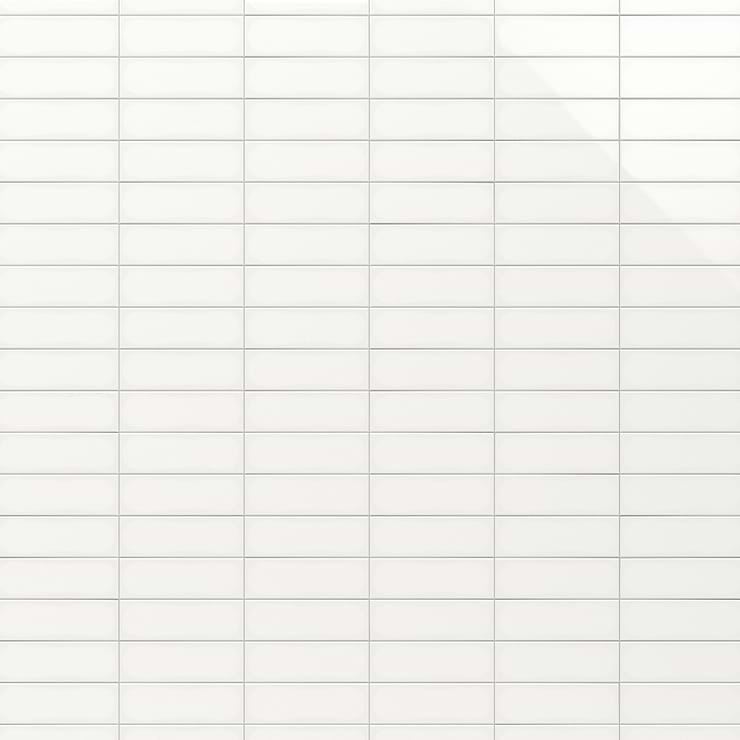 Park Hill White 4x12 Polished Porcelain Tile