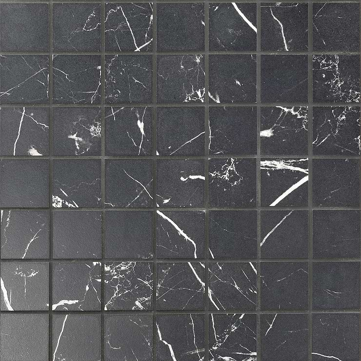 Marble Tech Port Laurent 2x2 Matte Marble Look Porcelain Mosaic Tile