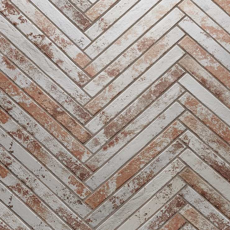 English Brick White 2x18 Matte Porcelain Tile