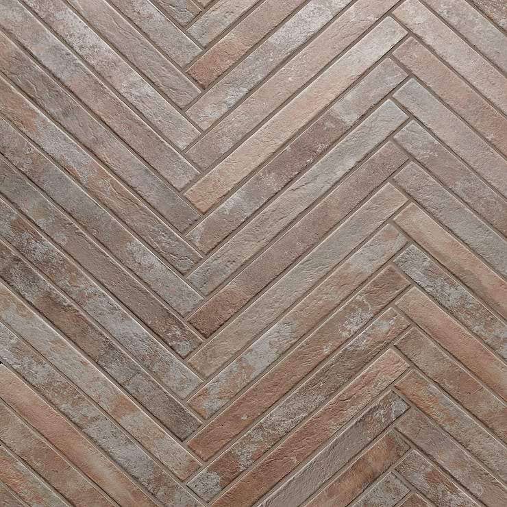 English Brick Sand Terracotta 2x18 Matte Porcelain Tile