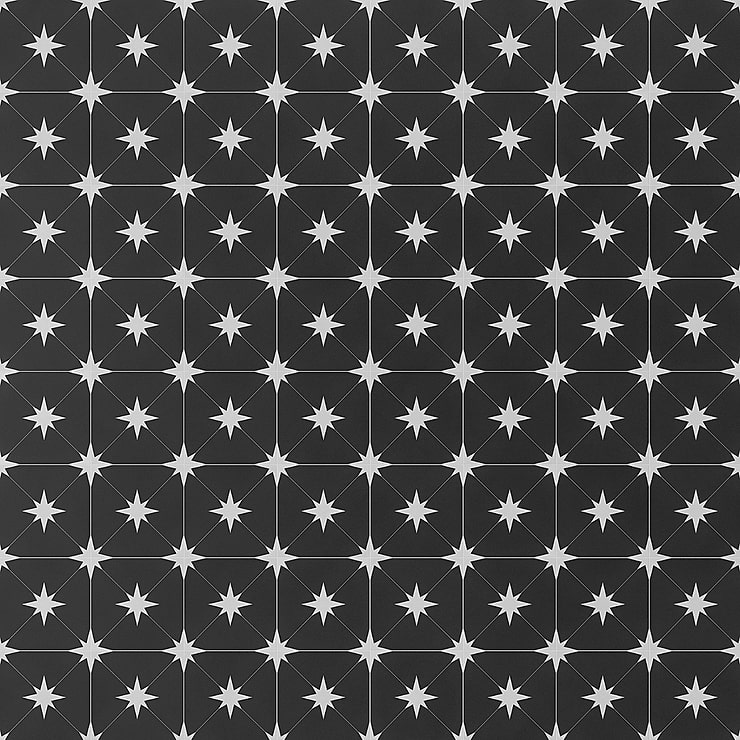 Tau Nero 9x9 Matte Porcelain Tile