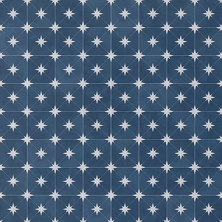 Tau Navy Blue 9x9 Matte Porcelain Tile