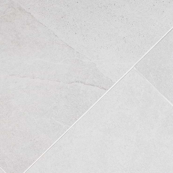 Fordham Bianco 12x24 White Matte Porcelain Floor and Wall Tile