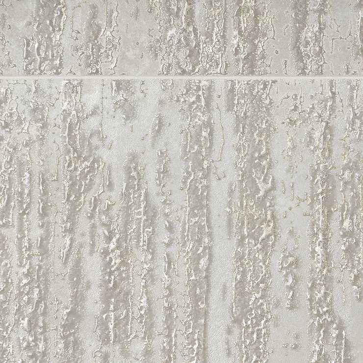 Twilight Deco Silver 12x48 Metal Look Porcelain Tile