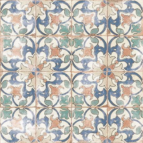 Paula Purroy Talia Fiesta Multicolor 5x5 Matte Ceramic Tile