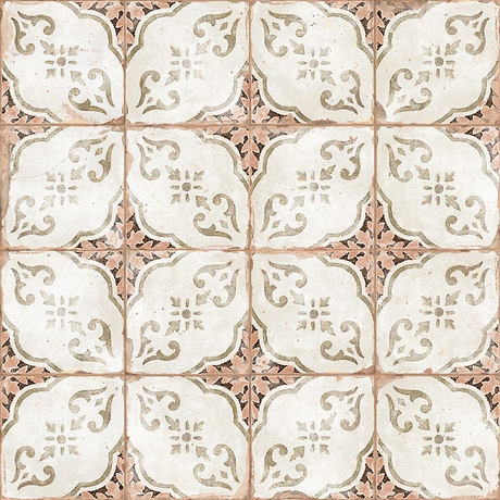 Paula Purroy Talia Portina Terracotta 5x5 Matte Ceramic Tile