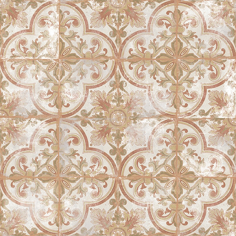 Paula Purroy Talia Vila Terracotta 5x5 Matte Ceramic Tile