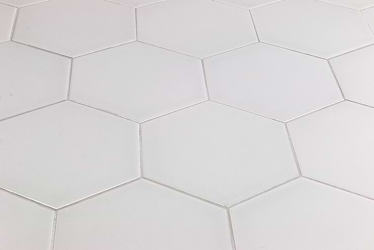 Exagoni Puro Perla Brillo Hexagon Ceramic Tile