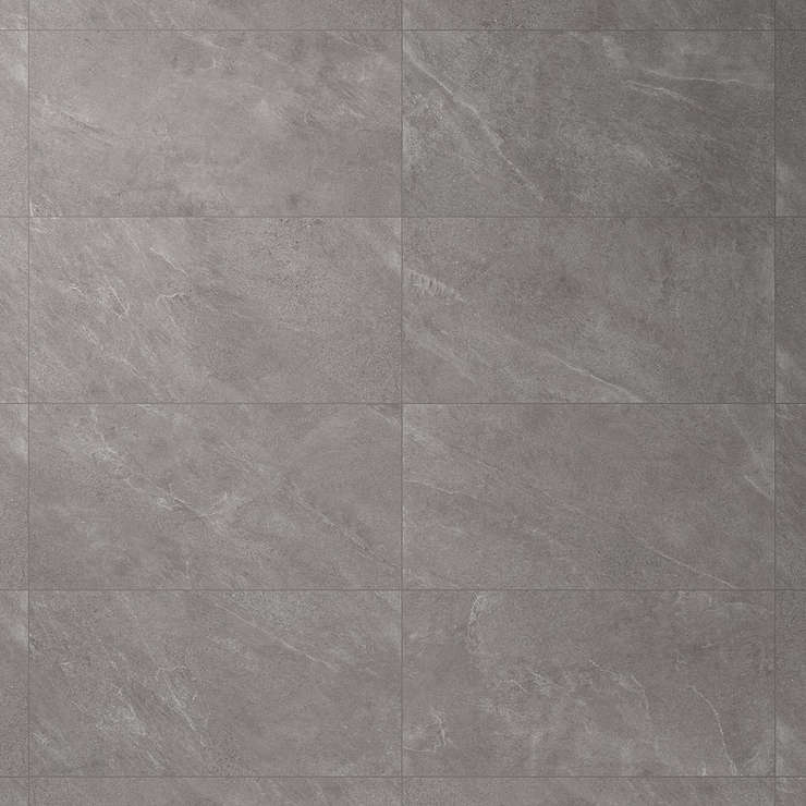 Era Slate Gray 12x24 Limestone Look Matte Porcelain Tile