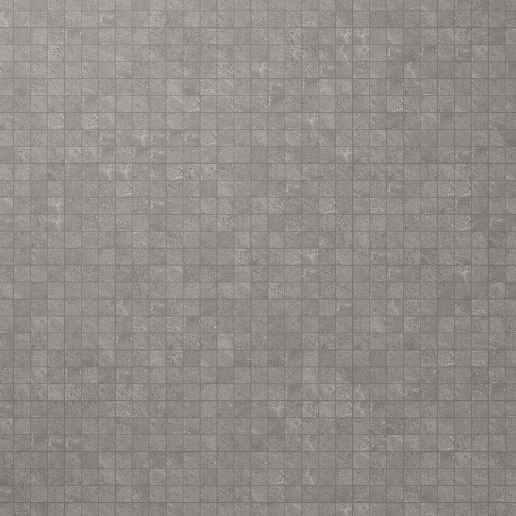 Era Slate Gray 2x2 Limestone Look Matte Porcelain Mosaic Tile