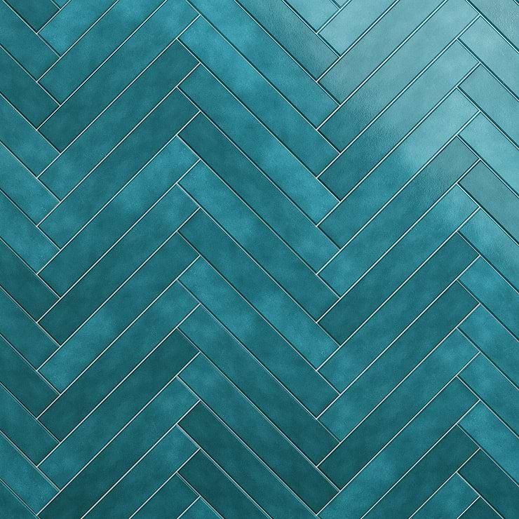 Cavallo Fiji Blue 3x18 Glossy Porcelain Subway Tile