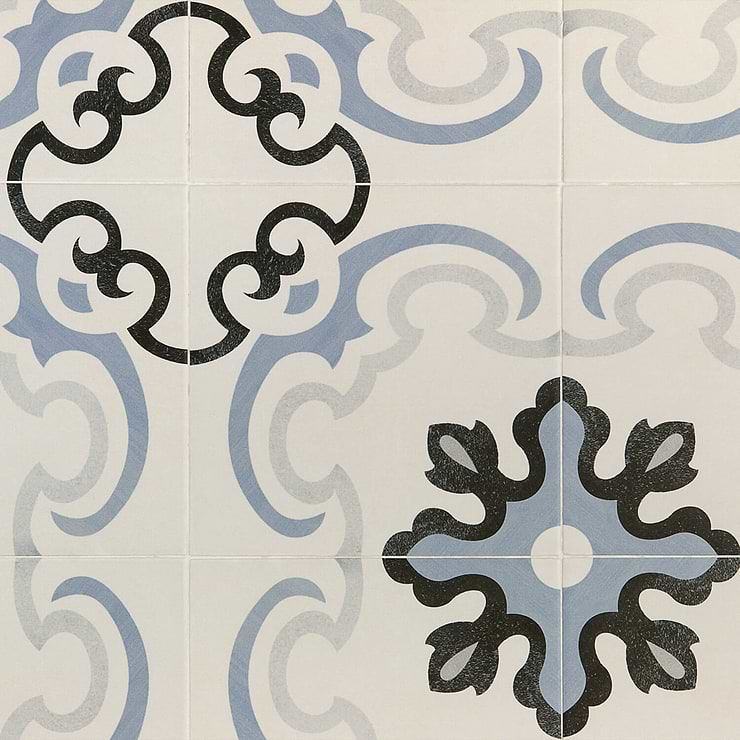 Bella Met 8x8 Glazed Porcelain Tile