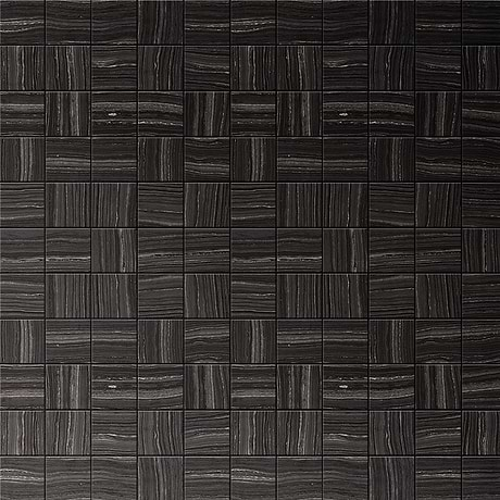 Miles Universe Black 2x2 Matte Porcelain Mosaic