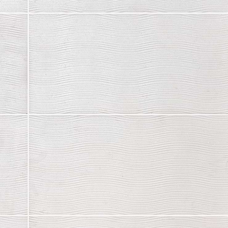Simena Bamboo Slide Cream Beige 12x24 Textured Limestone Tile