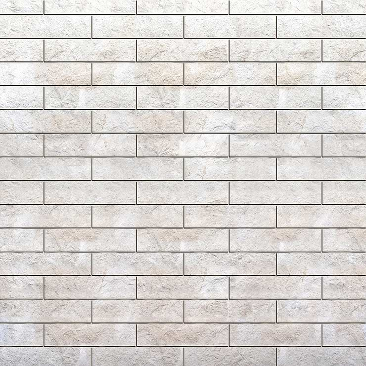 Cream Misto Splitface Rustic Beige 3x12 Textured Marble Tile