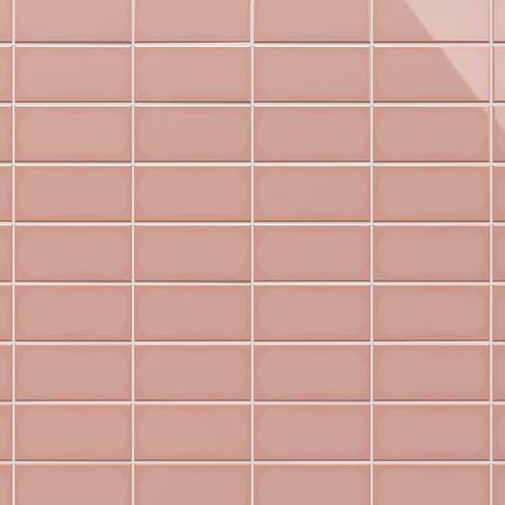 Park Hill Coral Rose 3X6 Polished Porcelain Tile