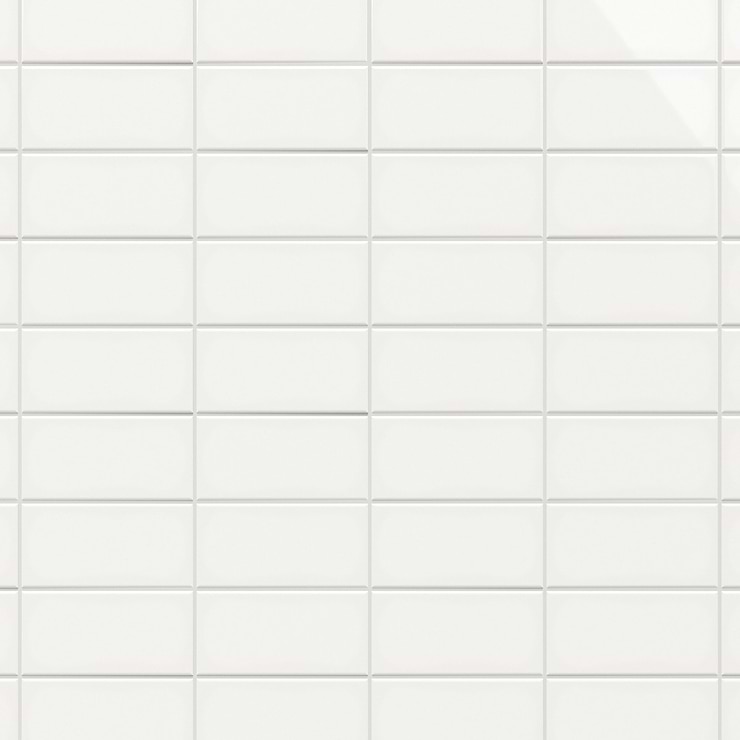 Park Hill White 3x6 Polished Porcelain Tile