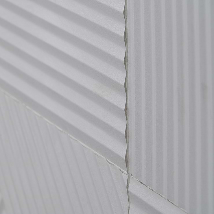 Renzo Grigio Gray 3D Matte Porcelain 12x24 Tile