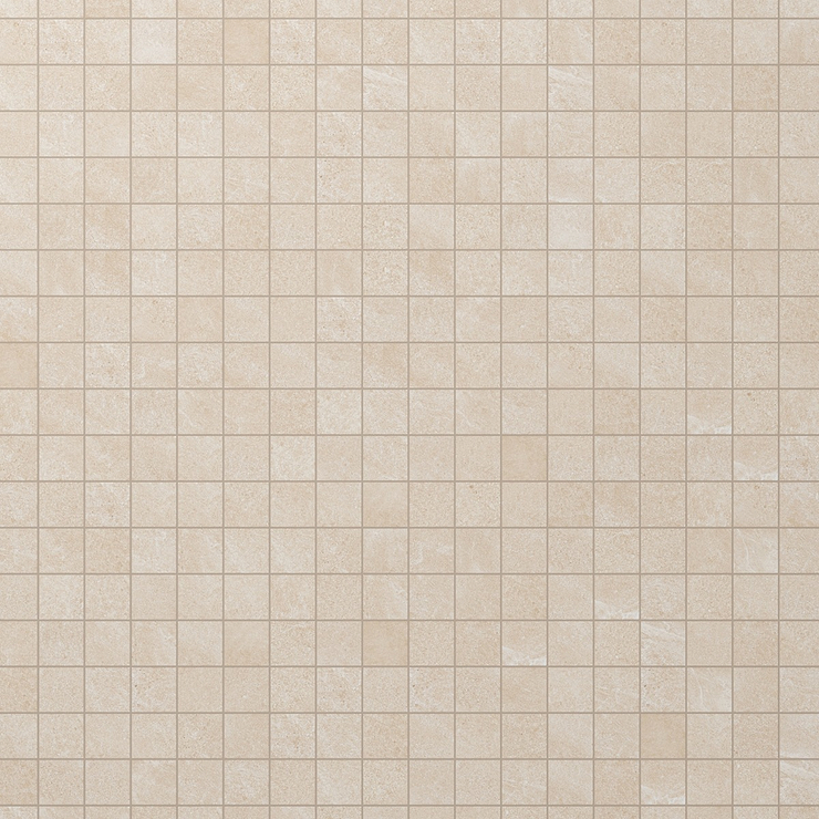 Era Crema Beige 2x2 Limestone Look Matte Porcelain Mosaic Tile