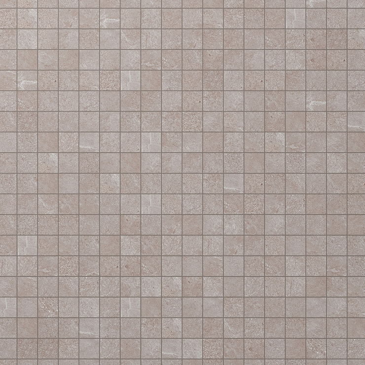 Era Caramel Brown 2x2 Limestone Look Matte Porcelain Mosaic Tile