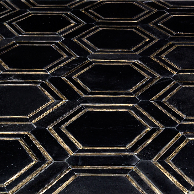 Helix Gold Marble Tile