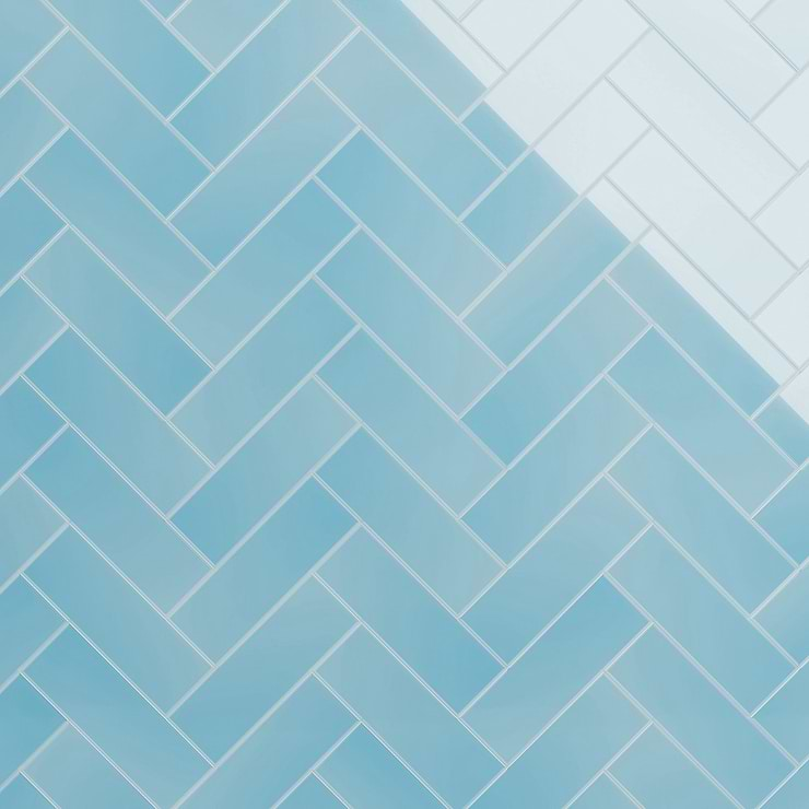 Loft Turquoise 4x12 Polished Glass Subway Tile for Wall