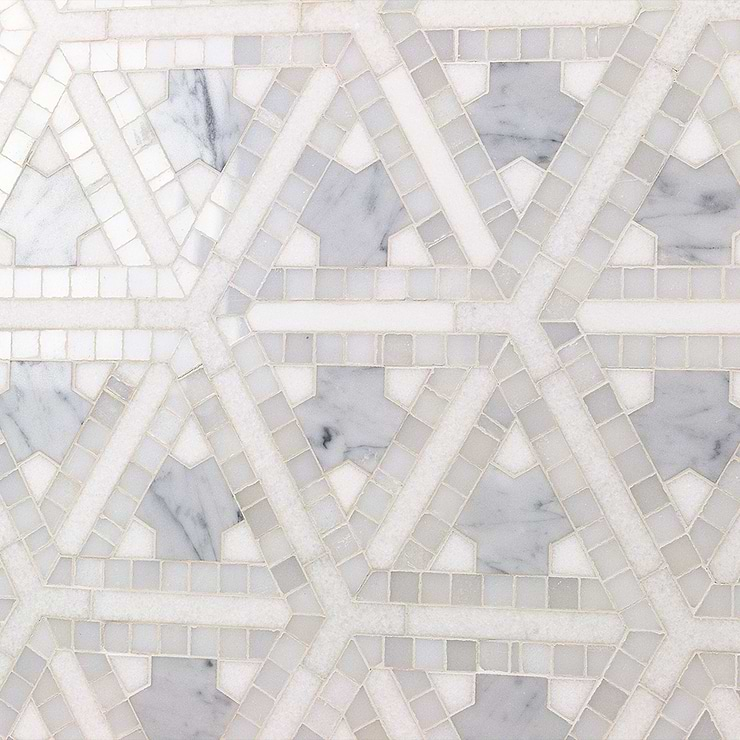 Winter Fresco White Polished Marble Tile