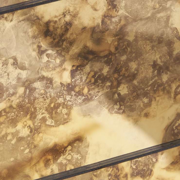 Vilna Antique Mirror Oro 6x18 Glass Tile