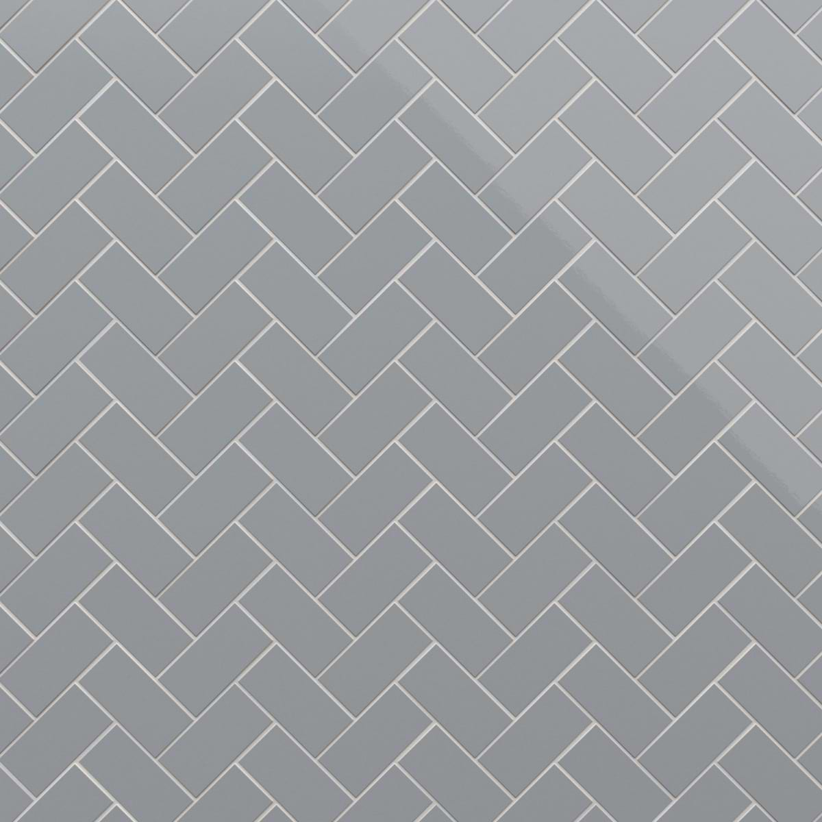 Park Hill Gray 3x6 Polished Porcelain Tile