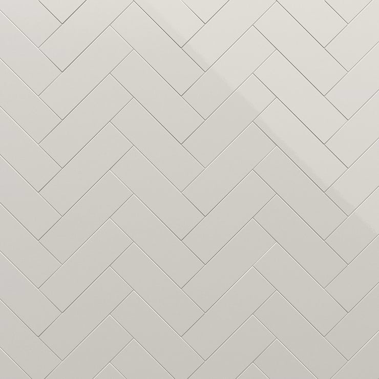 Park Hill Monumental Mist White 4X12 Polished Porcelain Tile