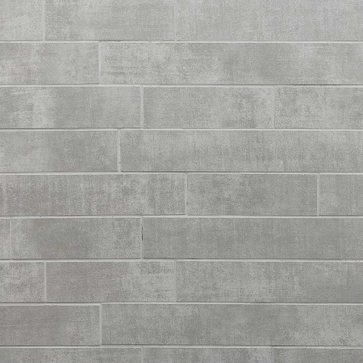 Basic Roadway Cement Ash Matte Porcelain Mosaic Tile