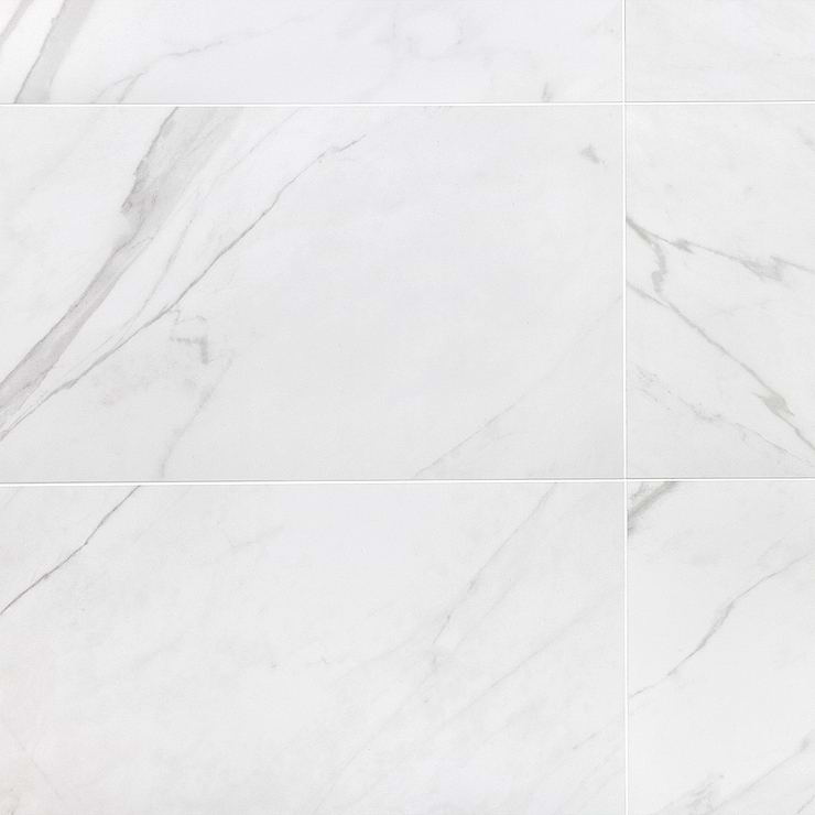 Basic Marble Bianco 12x24 Matte Porcelain Tile