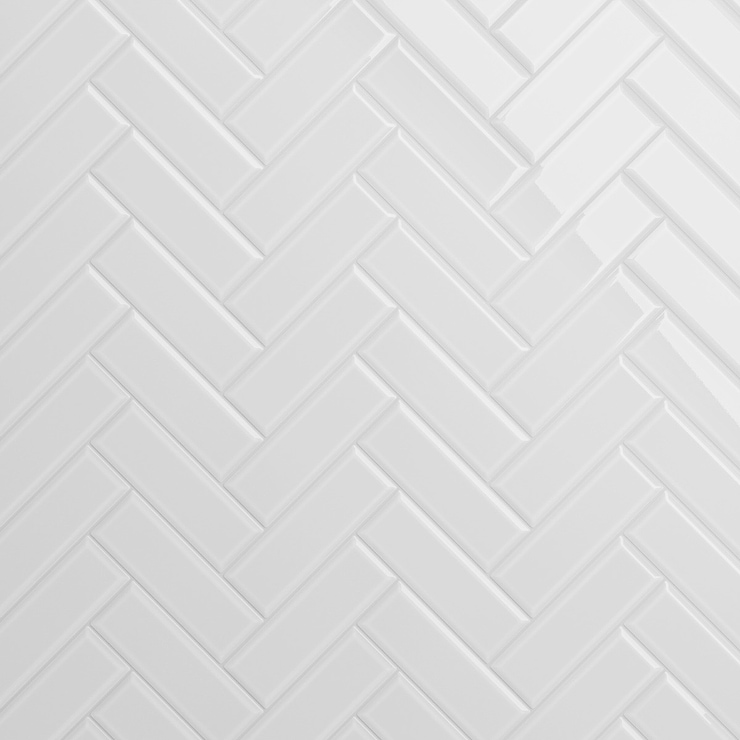 Rise Ice Blue 4x12 Beveled Glossy Ceramic Subway Tile