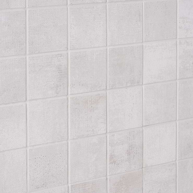 Holland Blanc Light Gray 2x2 Matte Porcelain Mosaic Tile