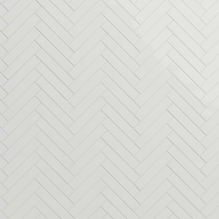 Chance White 2x10 Glossy Ceramic Tile